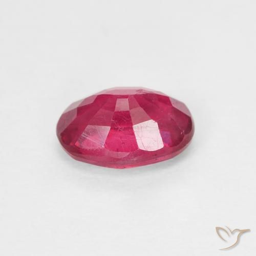 9,17 ctw natürlicher Medium Dark-Red Rubin, Oval, VS