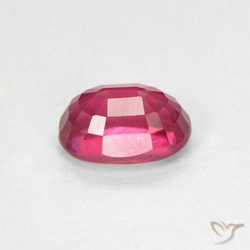 9,17 ctw natürlicher Tiefes rötliches Rosa Rubin, Oval, VS