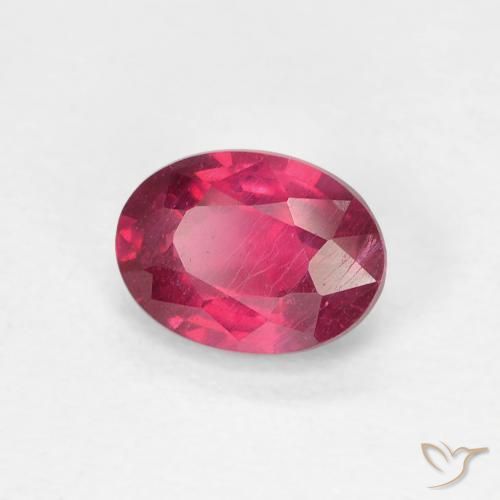 9,17 ctw natürlicher Medium Dark-Red Rubin, Oval, VS