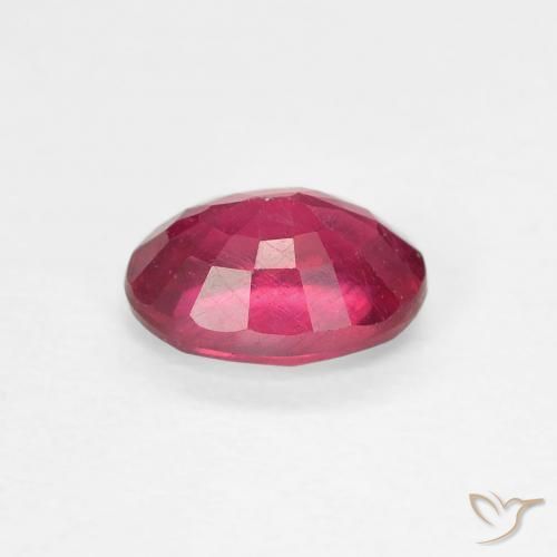 9,17 ctw natürlicher Medium Dark-Red Rubin, Oval, VS