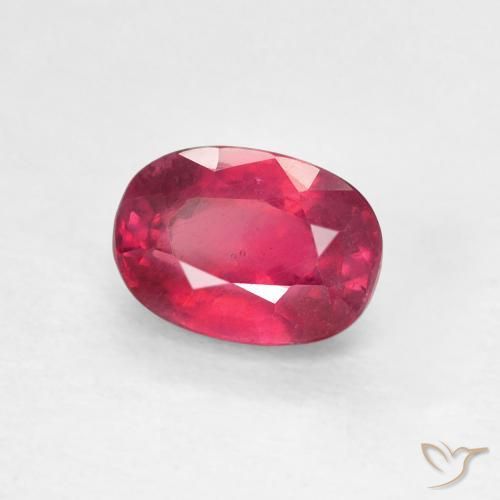 9,17 ctw natürlicher Medium Dark-Red Rubin, Oval, VS