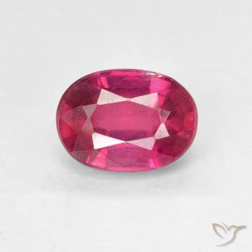 1.46ct Natürlicher Hellrot Rubin, Oval, VS