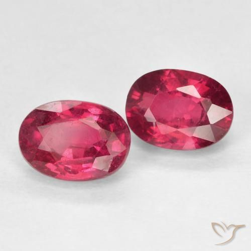 2.61 ct natürliche Rosaig-rot Rubin-Edelsteine, Oval, VS