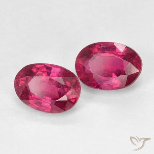 2.31 ct natürliche Rosaig-rot Rubin-Edelsteine, Oval, VS