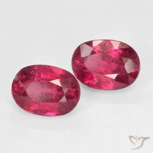 2.82 ct natürliche Rosaig-rot Rubin-Edelsteine, Oval, VS