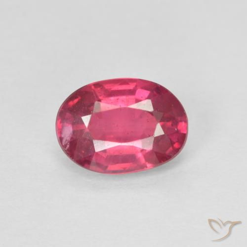 1.04ct Natürlicher Mittelrot Rubin, Oval, VS