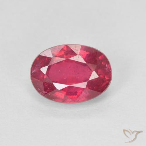 1.33ct Natürlicher Mittelrot Rubin, Oval, VS