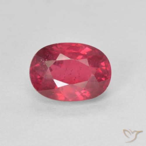 1.45ct Natürlicher Rosaig-rot Rubin, Oval, VS