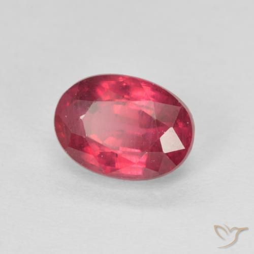 9,17 ctw natürlicher rötlich-rosa Rubin, Oval, VS