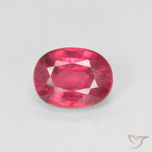 1.23ct Natürlicher Mittelrot Rubin, Oval, VS