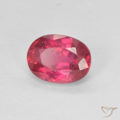 9,17 ctw natürlicher Rosaig-rot Rubin, Oval, VS