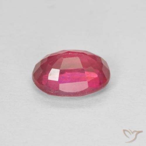 9,17 ctw natürlicher Rosaig-rot Rubin, Oval, VS