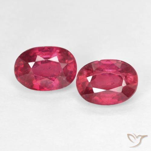 2.38ctw Natürlicher Marmelade Rot Rubin, Oval, VS
