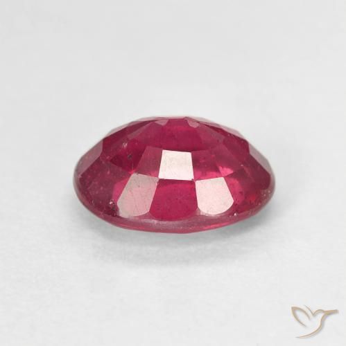 9,17 ctw natürlicher Tiefes rötliches Rosa Rubin, Oval, VS
