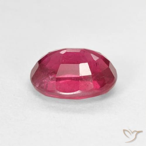 9,17 ctw natürlicher Tiefes rötliches Rosa Rubin, Oval, VS
