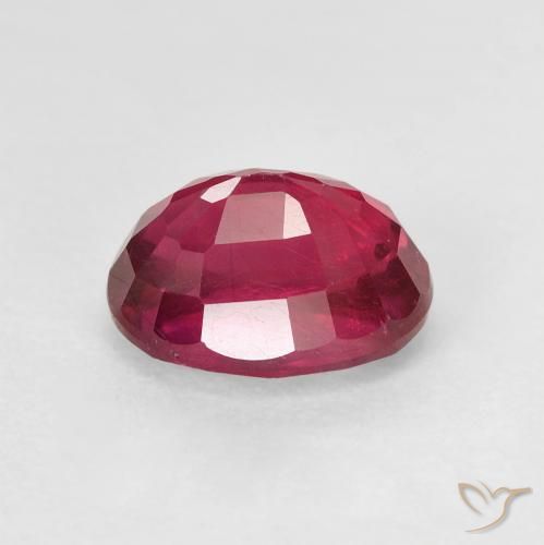 9,17 ctw natürlicher Tiefes rötliches Rosa Rubin, Oval, VS