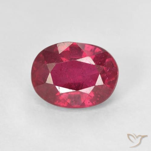 1.76ct Natürlicher Marmelade Rot Rubin, Oval, VS