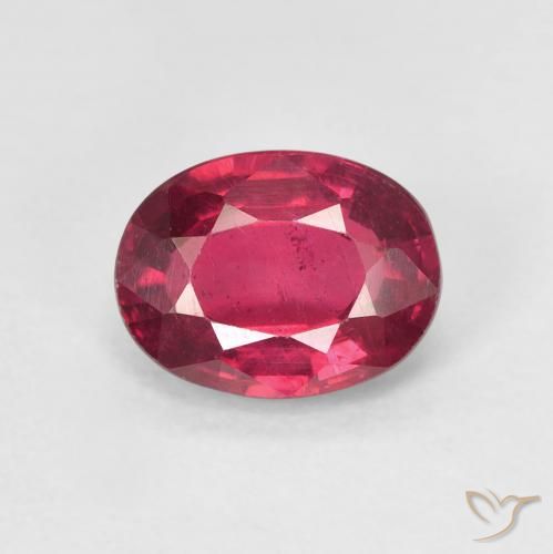 1.68ct Natürlicher Marmelade Rot Rubin, Oval, VS