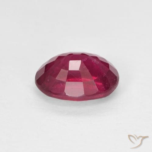 9,17 ctw natürlicher Medium Dark-Red Rubin, Oval, VS