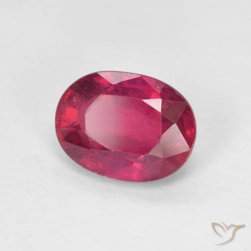 9,17 ctw natürlicher Rosaig-rot Rubin, Oval, VS