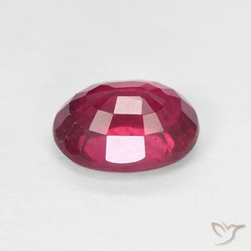 9,17 ctw natürlicher Medium Dark-Red Rubin, Oval, VS