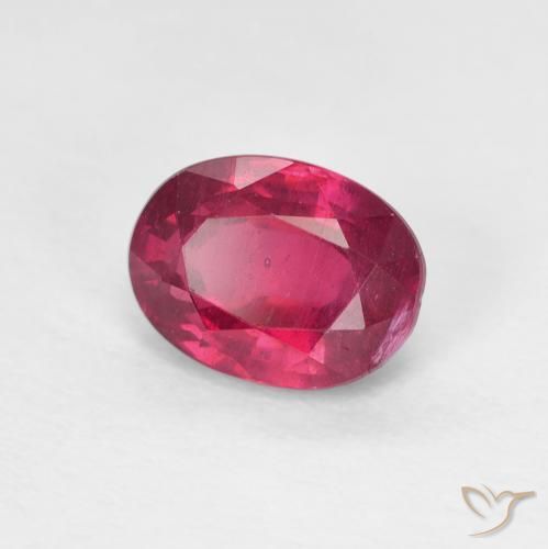 9,17 ctw natürlicher Medium Dark-Red Rubin, Oval, VS