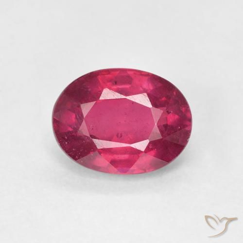 1.88ct Natürlicher Hellrot Rubin, Oval, VS