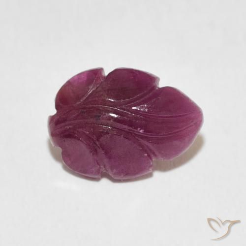 2.37ct Natürlicher rötlich-lila Rubin, Fantasie, Lichtundurchlässig