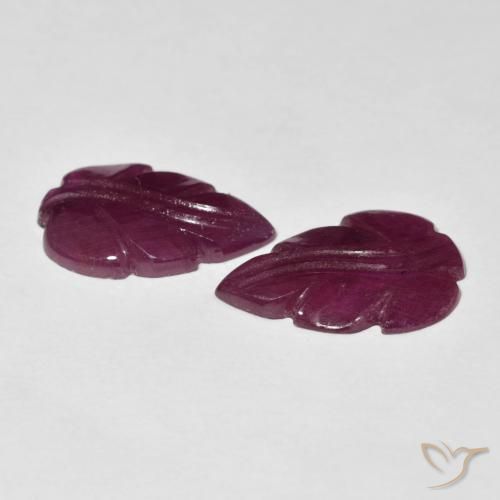 6.13 ct natürliche Medium Dark-Purple Rubin-Edelsteine, Fantasie, Lichtundurchlässig
