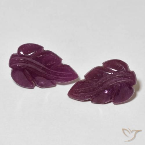 3.95ctw Natürlicher Medium Dark-Purple Rubin, Fantasie, Lichtundurchlässig