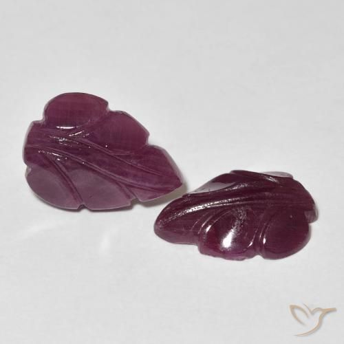 7.29 ct natürliche Himbeerrot Rubin-Edelsteine, Fantasie, Lichtundurchlässig