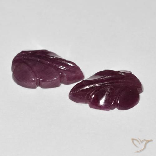 7.29 ct natürliche Himbeerrot Rubin-Edelsteine, Fantasie, Lichtundurchlässig