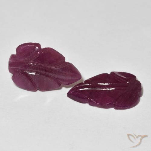 7.08 ct natürliche Medium Dark-Purple Rubin-Edelsteine, Fantasie, Lichtundurchlässig