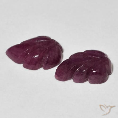 4.36 ct natürliche Himbeerrot Rubin-Edelsteine, Fantasie, Lichtundurchlässig