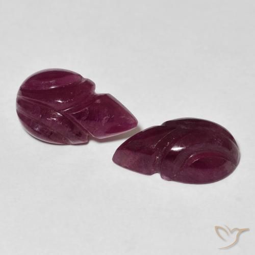 6.21 ct natürliche Himbeerrot Rubin-Edelsteine, Fantasie, Lichtundurchlässig