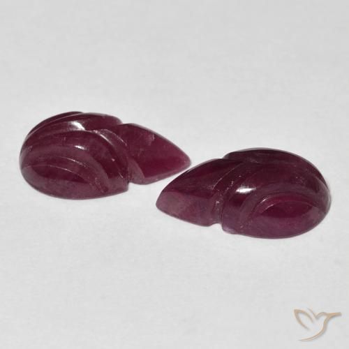 6.21 ct natürliche Himbeerrot Rubin-Edelsteine, Fantasie, Lichtundurchlässig