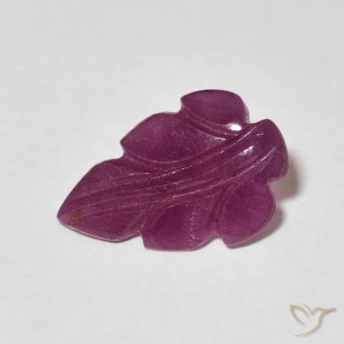 1.65ct Natürlicher dunkellila Rubin, Fantasie, Lichtundurchlässig