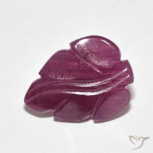 4.38ct Natürlicher Pflaume Lila Rubin, Fantasie, Lichtundurchlässig