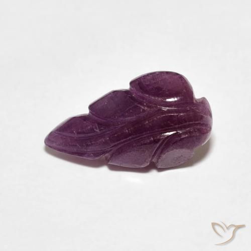 2.37ct Natürlicher Medium Dark-Purple Rubin, Fantasie, Lichtundurchlässig, Photo A