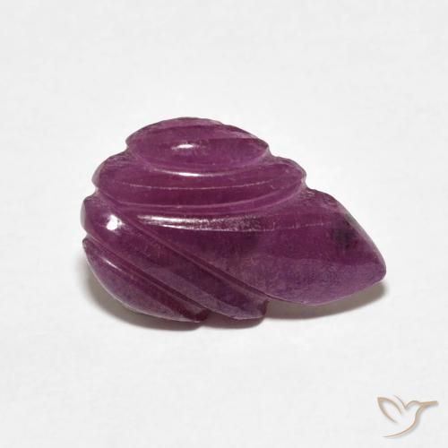 3.19ct Natürlicher Medium Dark-Purple Rubin, Fantasie, Lichtundurchlässig, Photo A