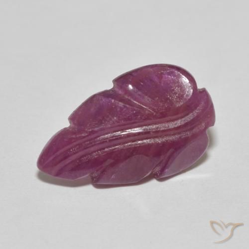 4.07ct Natürlicher Mittelviolett Rubin, Fantasie, Lichtundurchlässig