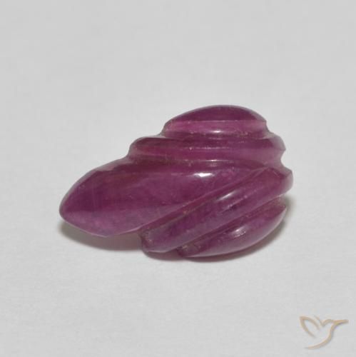 2.52ct Natürlicher rötlich-lila Rubin, Fantasie, Lichtundurchlässig, Photo A