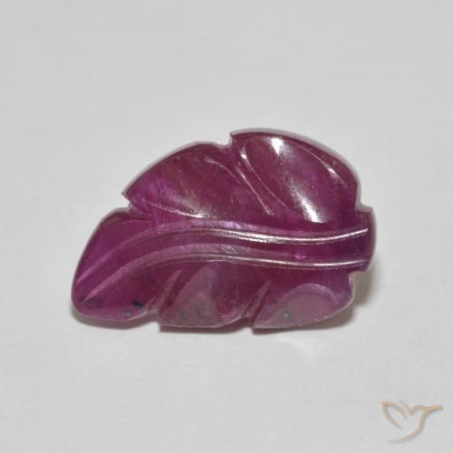 5.10ct Natürlicher rötlich-lila Rubin, Fantasie, Lichtundurchlässig