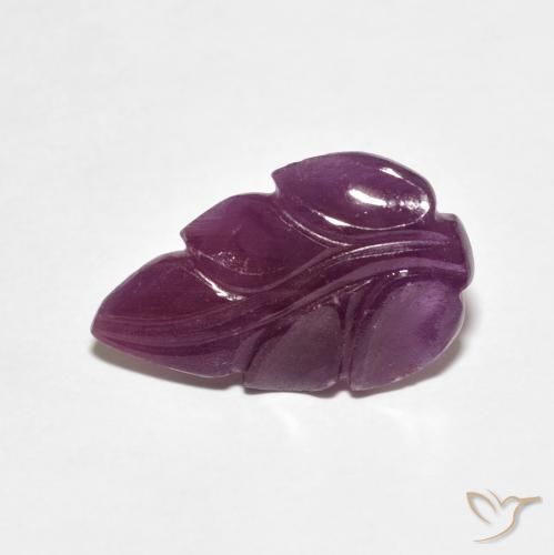 3.39ct Natürlicher Medium Dark-Purple Rubin, Fantasie, Lichtundurchlässig