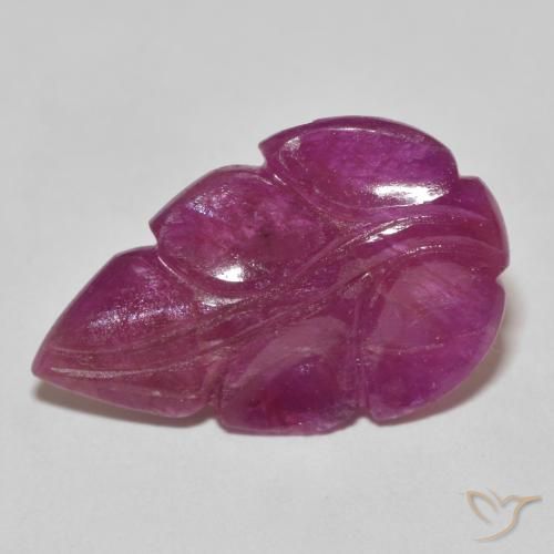 4.63ct Natürlicher rötlich-lila Rubin, Fantasie, Lichtundurchlässig