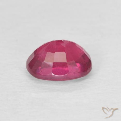 9,17 ctw natürlicher Tiefes rötliches Rosa Rubin, Oval, VS