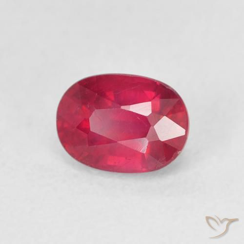9,17 ctw natürlicher Mittelrot Rubin, Oval, VS