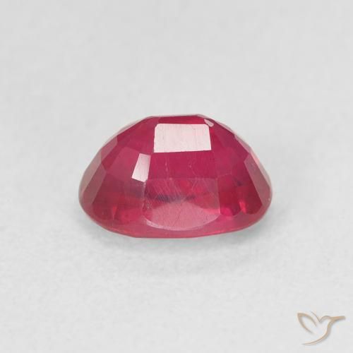 9,17 ctw natürlicher Mittelrot Rubin, Oval, VS