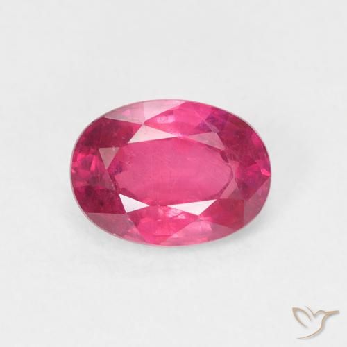 1.21ct Natürlicher Mittelrot Rubin, Oval, VS