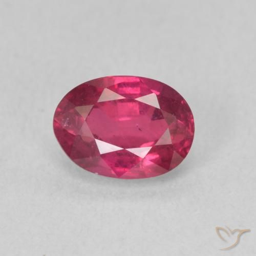 1.17ct Natürlicher Hellrot Rubin, Oval, VS